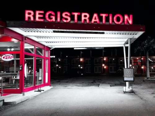 "Registation Neon Signage" Photo by Phil Desforges on Unsplash