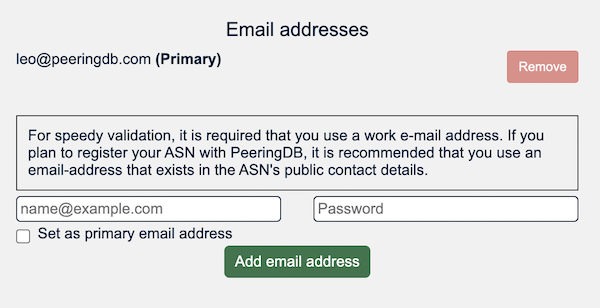Control Panel to Add Additional Email Addresses
